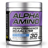 Cellucor Alpha Amino EAA & BCAA Powder | Branched Chain Essential Amino Acids + Electrolytes | Icy Blue Razz | 30 Servings