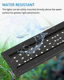 NICREW Aquarium Light, Full Spectrum Aquarium Light for Planted and Freshwater Tanks, Fish Tank Light with Wired Timer and Extendable Brackets, 30-36 Inch, 20 Watts