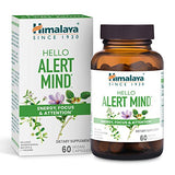 Himalaya Hello Alert Mind with Ashwagandha, Bacopa, L-Theanine, Vitamin B6 & B12, for Energy, Focus & Attention, Vegan, Gluten Free, 60 Capsules