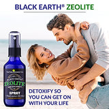 The Food Movement Black Earth Zeolite with Humic and Fulvic Acids and Trace Minerals for Detox, Digestion, Immunity, and More - Pump Spray Bottle, 1 fl oz