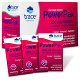 Trace Minerals | Power Pak Electrolyte Powder Packets | 1200 mg Vitamin C, Zinc, Magnesium | Boost Hydration, Immunity, Energy, Muscle Stamina | Mixed Berry | 30 Packets