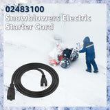 Snow Blower Electric Starter Cord 02483100 Compatible with Ariens Electric Start Cord Part Replacement for Ariens, MTD, Murray, Tecumseh 629-0071, 929-0071, 929-0071A, 929-0071B, 6219MA, 32450B