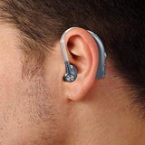 Digital Hearing Amplifier - (Pair of 2) Personal Hearing Enhancement Sound Amplifier, Rechargeable Digital Hearing Amplifier with All-Day Battery Life, Modern Blue