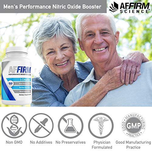 AFFIRM Science AFFIRM L-Citrulline Dietary Supplement 750mg 150 Tablets (75 Day Supply) | Improves Male ED Performance | Created by Dr. Judson Brandeis 1