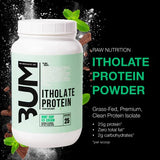 RAW Whey Isolate Protein Powder, Mint Chip Ice Cream (CBUM Itholate Protein) - 100% Grass-Fed Sports Nutrition Powder for Muscle Growth & Recovery - Low-Fat, Low Carb, Naturally Flavored - 25 Servings