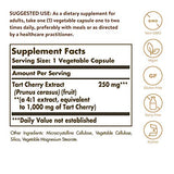 Solgar Tart Cherry 1000 mg, 90 Vegetable Capsules - Antioxidant with Quercetin, Chlorogenic Acid & Anthocyanins Compounds - Non GMO, Vegan, Gluten Free, Dairy Free - 90 Servings