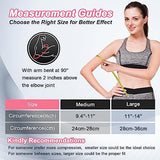 ComfiTECH Elbow Ice Pack for Tendonitis and Tennis Elbow Ice Pack Wrap Sleeve Cold Compression Golfers Arm Ice Pack for Injuries Reusable Calf Cold Compression for Pain Relief (M Pink)