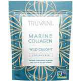 Truvani - Wild Caught Hydrolyzed Marine Collagen Protein Powder | Collagen Protein Supplement with Type 1,2 & 3 | Anti-Skin Aging | Non-GMO | Gluten Free Fish Collagen | 6.35 OZ