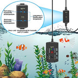 SEAOURA Aquarium Heater,Fish Tank Heater with LED Temperature Display 300W Submersible Heater for 40-60 Gallons Saltwater Tanks or Freshwater (300W)【2023 Upgraded】