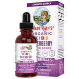 MaryRuth's | USDA Organic Elderberry Liquid Drops for Kids Ages 4-13 | Elderberry Extract | Immune Support & Overall Health | Blueberry + Raspberry | Vegan | Non-GMO | 30 mL