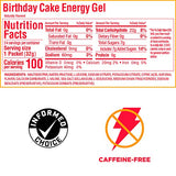 GU Energy Original Sports Nutrition Energy Gel, 24-Count, Birthday Cake