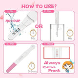 Acessorz Fake Prank Joke Pregnancy Test Always Positive - April Fool's Day Practical Joke, Prank, Gag, False Pregancy Test Kit, 2 Pack Pink