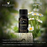 Handcraft Chamomile Essential Oil - 100% Pure and Natural - Premium Therapeutic Grade Essential Oil for Diffuser and Aromatherapy - 0.33 Fl Oz