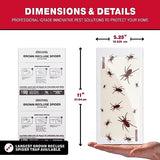 Catchmaster Brown Recluse Spider Giant Glue Boards 6Pk, Adhesive Bug Catcher, Insect, Scorpion, Cricket, Cockroach, & Spider Killer for Home, Bulk Glue Boards for House & Garage, Pet Safe Pest Control