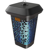 BLACK+DECKER Bug Zapper Indoor- Mosquito zapper- Mosquito killer- Fly zapper 1 Acre Outdoor Coverage for Home, Garden & More, Free Bulb Included