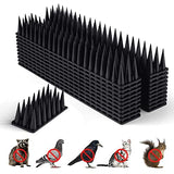 BORHOOD Bird Spikes for Outside, 40 Pack Bird Deterrent Spikes for Small Robin Pigeon Squirrel Raccoon Crow Cats Defender Spikes to Keep Birds Away and Keep Birds from Building Nest