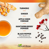 Turmeric Curcumin Supplement with Ginger & Apple Cider Vinegar (240 Count) - BioPerine Black Pepper, Tumeric & Ginger - 95% Curcuminoids & Joint Supplement - Antioxidant Tumeric Supplements Capsules
