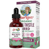 Milk Thistle Seed Liquid Drops by MaryRuth's | Sugar Free | USDA Organic Milk Thistle Drops | Herbal Tinctures | Unflavored | Vegan | Gluten Free | 30 Servings | 1 Fl Oz