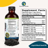 AMAZING HERBS Premium Black Seed Oil Non GMO - 4 Fl Oz