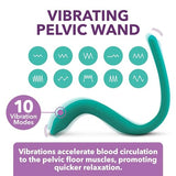 IntimateRose Pelvic Wand with Vibration for Pelvic Muscle Pain Relief - Pelvic Physical Therapy Use for Trigger Point & Tender Point Release for Men & Women