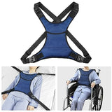 YHK Bed Restraint Auxiliary Device, Wheelchair Seat Belt Restraints Safety, Anti-Falling Straps Vest for Elderly Home Care Safety Belt