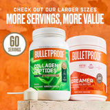 Bulletproof Vanilla Bean Energy Collagen Protein Powder, 17.8 Ounces, Caffeine-Free Fuel with Vitamins and Antioxidants