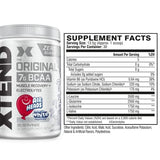 XTEND Original BCAA Powder Airheads Candy Flavor, 7g BCAA and 2.5g L-Glutamine, Sugar Free Post Workout Muscle Recovery Drink with Amino Acids for Men & Women, 30 Servings