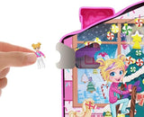 Polly Pocket Dolls Advent Calendar, Gingerbread House Playset with 25 surprise gifts!