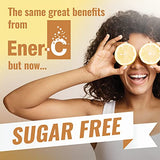 Ener-C Sugar Free Lemon Ginger Multivitamin Drink Mix, 1000mg Vitamin C, Non-GMO, Vegan, Real Fruit Juice Powders, Natural Immunity Support, Electrolytes, Gluten Free, 1-Pack of 30