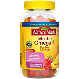 Nature Made Womens Multivitamin with Omega-3, Multivitamin for Women for Daily Nutritional Support, 150 Gummies, 75 Day Supply