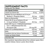 Thorne Stress B-Complex - Vitamins B2, B6, B12, and Folate in Highly-Absorbable and Active Forms - Extra Vitamin B5 for Adrenal Support, Stress Management and Immune Function - 60 Capsules