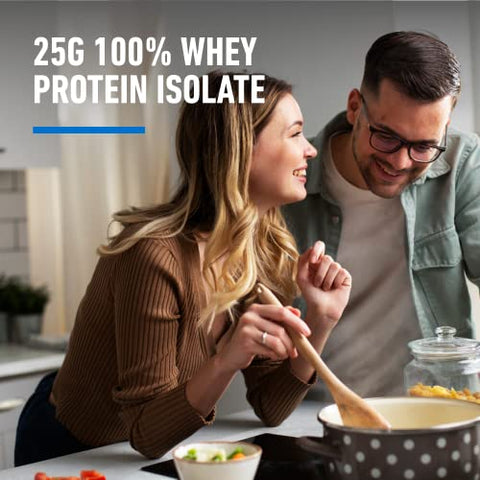 Isopure Protein Powder, Creamy Vanilla Whey Isolate with Vitamin C & Zinc for Immune Support, 25g Protein, Zero Carb & Keto Friendly, 44 Servings, 3 Pounds (Packaging May Vary)