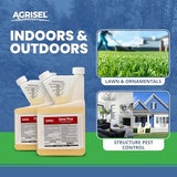 Agrisel Zone Plus Insect & Pest Control, Broad Spectrum, for Indoor & Outdoor, Effective Against 100 Pests, Eco-Friendly, 3-Pack of Disposable is Included with Purchase, 32 Ounce