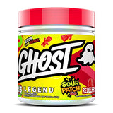 GHOST Legend V2 Pre-Workout Energy Powder, Sour Patch Kids Redberry - 25 Servings - Caffeine, L-Citrulline, & Beta Alanine Blend for Energy Focus & Pumps - Free of Soy, Sugar & Gluten, Vegan