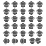 30Packs-Starkey Hearing Aid Domes Open Oticon Hearing Aid Domes Small Size Compatible with Phonak Marvel & Paradise RIC BTE Models SDS 4.0-Black