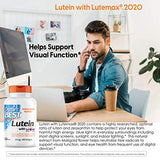Doctor's Best Lutein Featuring Lutemax, Non-GMO, Gluten Free, Eye Health, 20 mg, 180 Softgels