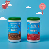 Amazing Grass Kidz Superfood: Vegan Protein & Probiotics for Kids with Beet Root Powder & 1/2 Cup of Leafy Greens, Strawberry Blast, 15 Servings