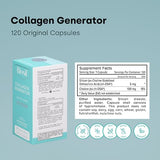 Biosil Collagen Generator - 120 Capsules - with Patented ch-OSA Complex - Generates & Protects Your Own Collagen - GMO Free - 120 Servings