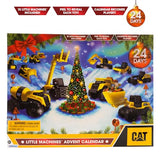 CatToysOfficial CAT Little Machines Advent Calendar - Kids Toys for Ages 3 and Up - 24 Piece Set with 10 Little Machines Vehicles & Magic Insta-Dirt