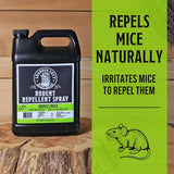 Grandpa Gus's Rodent Repellent Spray with Sprayer, Natural Peppermint & Cinnamon Oils Repel Mice and Stop Rats & Squirrels, 1 Gallon (Pack of 1)