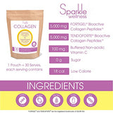 Sparkle Joint Boost (Mixed Berry) [30-Serves] FORTIGEL & TENDOFORTE Non-GMO Hydrolyzed Collagen Peptides Protein Powder & Buffered Vitamin C Supplement Drink