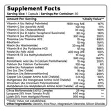 Primal Harvest Multivitamin for Women and Men Vitamin A, Vitamin C, Vitamin D and E, Vitamin B12, B6, Biotin, Zinc Supplements, 30 Capsules