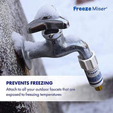 Freeze Miser 2 Pack - Outdoor Faucet Freeze Protection | Durable Replacement for Faucet Covers for Winter - Freeze Proof Outdoor Faucet Protector - Low Maintenance & Easy to Install - Saves Water