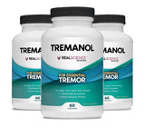 Tremanol Natural Aid for Essential Tremor - Provides Tremor Relief for Shaky Hands, Arm, Leg And Voice (Pack of 3 Of 60 Capsules Each)
