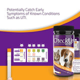 CheckUp UTI Urine Testing Strips for Cats and Dogs - Detection of pH, Nitrite and Leukocytes x 50