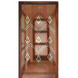 YIYIBYUS 90x175CM / 35.4 x 68.9 Inches 32pcs Beaded Natural Wood Bead Curtain Removable Entrance Partition Curtain Bamboo Doorway Bead Bohemian Curtain (90 x175CM)