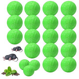 KINGFAC Mole Repellent for Lawns 20 Packs Castor Oil Gopher Repeller Vole Repellent Outdoor Natural Groundhog Deterrent Ball to Get Rid of Voles Mole Gopher Groundhog Armadillo in Your Yard Garden