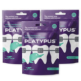 Platypus Orthodontic Flossers for Braces- Unique Structure Fits Under Arch Wire, Floss Entire Mouth in Two Minutes, Increases Flossing Compliance, Will Not Damage Braces - 30 Count Bag (Pack of 3)