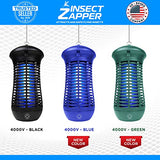 Livin’ Well Blue Bug Zapper Indoor Outdoor - 4000V High Powered Electric Mosquito Zapper Home Patio, 1,500 Sq Ft Range Fly Zapper Mosquito Trap,18W UVA Bulb Mosquito Killer Lamp Insect Bug Light