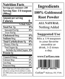 CurEase Goldenseal Root Powder 4.2 oz / 240 Servings